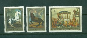 Liechtenstein #660-62 (1978 Paintings set) CV $2.25