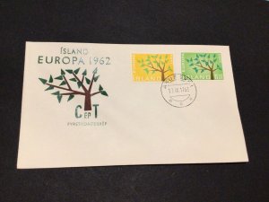 Iceland 1962 Europa first day cover Ref 60348