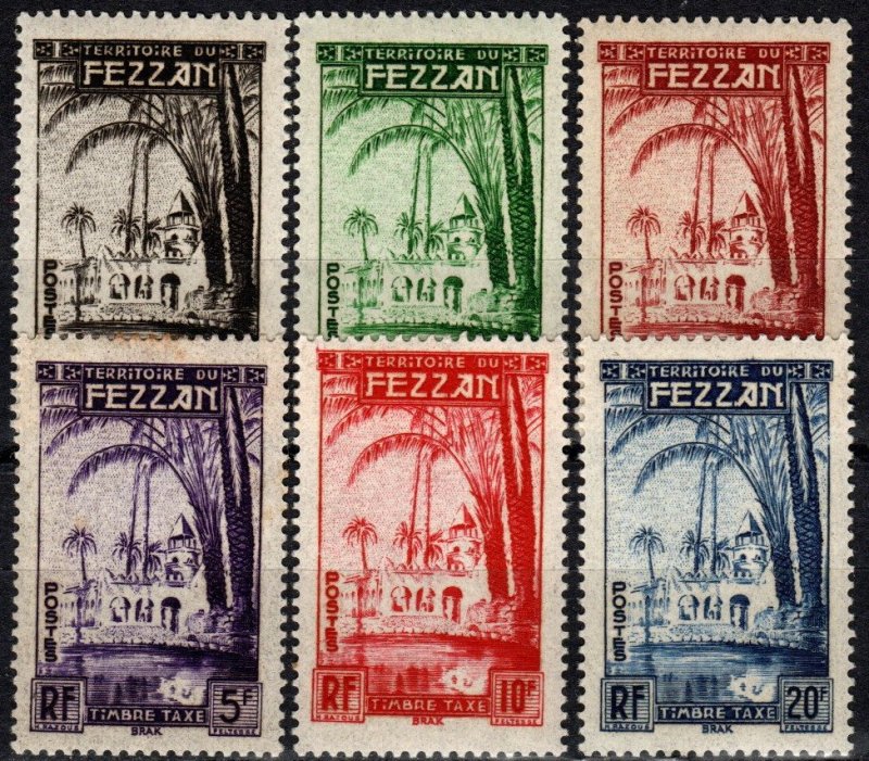 Libya #2NJ1-6  MNH CV $17.50 (X1117)