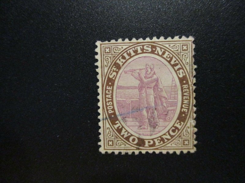 St. Kitts #3 Used WDWPhilatelic (R5J7) 