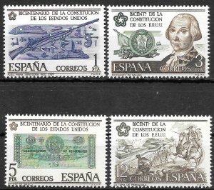 Spain 1947-1950 MNH CV $1.95
