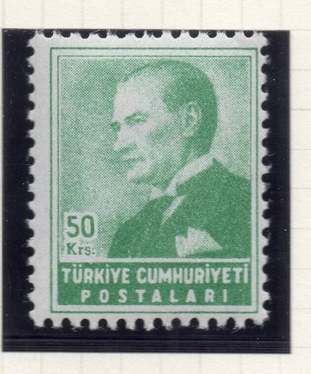 Turkey 1955 Early Issue Fine Mint Hinged 50k. NW-18215