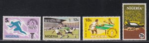 Nigeria # 287-290, 2nd All Africa Games, NH, 1/2 Cat.