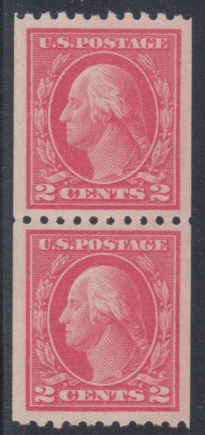 # 442 Superb Mint OG NH Pair Graded Superb 98J - SMQ $400+++