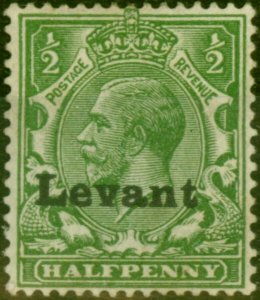 British Levant Salonica 1916 1/2d Green SG51 Good MM