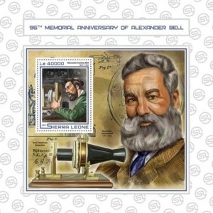 Sierra Leone - 2017 Alexander Graham Bell - Souvenir Sheet - SRL17514b