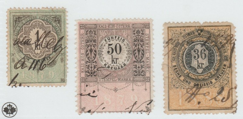 Austria Cinderella Revenue Fiscal stamp 9-19-21 as seen- 4q
