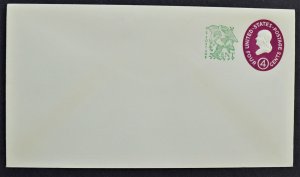 1962 US Sc. #U545 type II, surcharged stamped envelope, mint, excellent shape