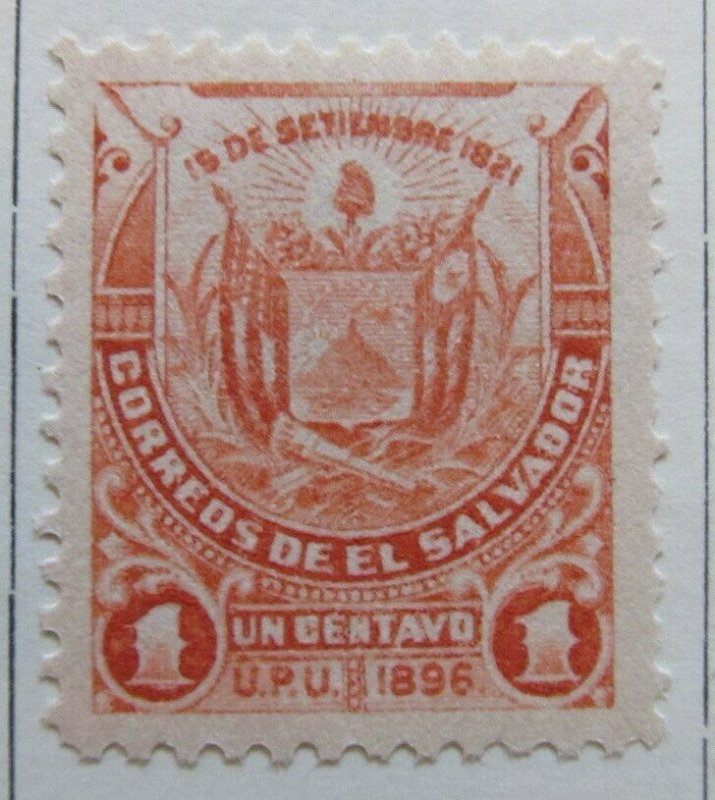 A6P37F25 Salvador 1897 Unwmk 1c mh*