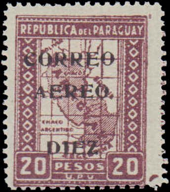 Paraguay #C29-C35, Complete Set(7), 1930, Hinged
