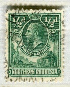 NORTHERN RHODESIA; 1920s early GV issue fine used 1/2d. value