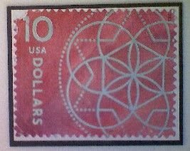 United States, Scott #5755, used(o), 2023, Floral Geometry, $10