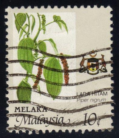 Malaysia-Malacca #91 Piper nigrum Flower, used (0.35)