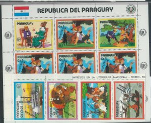 78583 - PARAGUAY - STAMPS: 1986 Oliver Twist CAT boat SMOKING   MNH - SPECIMEN