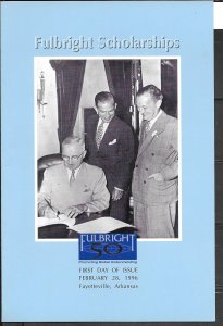 #3065 FDC USPS Ceremony Program Fulbright Scholarships (13029)