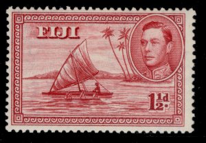 FIJI GVI SG252a, 1½d deep carmine, M MINT.