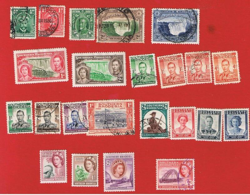 Southern Rhodesia #1//90  MVFLH & VF used  Various Stamps  Free S/H