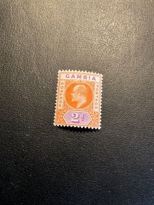 Stamps Gambia Scott #30 hinged