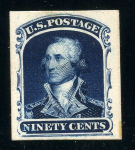 SUNDAY NIGHT SPECIAL #47P4   90c Deep Blue plate proof ⭐⭐