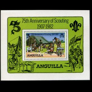 ANGUILLA 1982 - Scott# 506 S/S Scouting Year NH