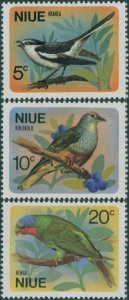 Niue 1971 SG158-160 Birds MNH