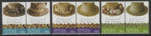 NORFOLK ISLAND SG961/6 2006 TRADITIONAL HATS MNH