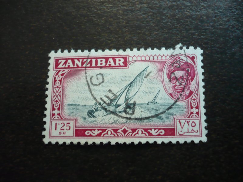 Stamps - Zanzibar - Scott# 274 - Used Part Set of 1 Stamp