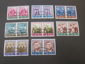 Ajman 1964 Sc 19-26 John F. Kenned CTO pair set FU