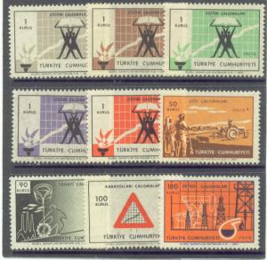 TURKEY 1804-12 MNH 1969 DESIGNS