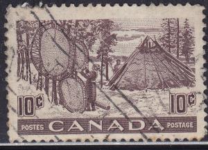 Canada 301 Drying Animal Hides 1950