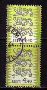 ESTONIA Sc# 472 USED FVF 2003 13.75x14 Vert PR Coat of Arms