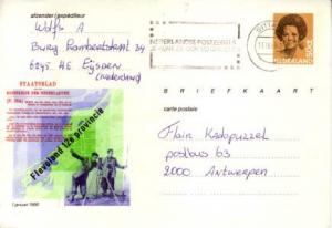 Netherlands, Government Postal Card