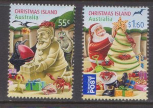 CHRISTMAS ISLAND AUSTRALIA - 2012 CHRISTMAS - 2V MINT NH