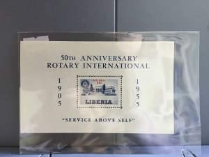 Liberia 50th Anniversary Rotary International 1955  MNH  stamp sheet R26836