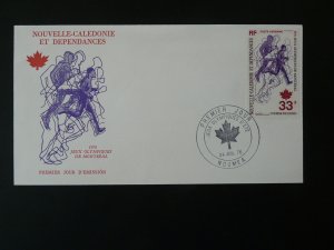 olympic games Montreal 1976 FDC New Caledonia 100809