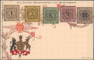 Germany Wurttemberg, Picture Postcards