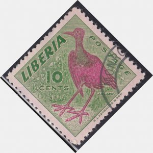 Liberia 345 Jacana 1953