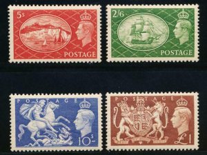 GREAT BRITAIN 286-289 MINT NH KING GVI