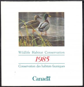 Van Dam FWH1: $4.00 Mallards - 1985 Wildlife Habitat Conservation, book of 1