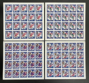 Stamps Full Set in Sheets Olympic Games Lillehammer 1994 Mali Imperf.-