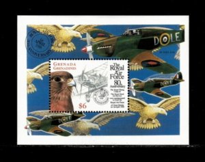 Grenadines 1998 - Royal Air Force - Souvenir Stamp Sheet - Scott #2066 - MNH