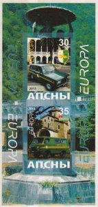 ABKHAZIA - 2013 - Europa - Imperf 2v Sheet -Mint Never Hinged-Private Issue