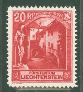 Liechtenstein #97a Unused Single