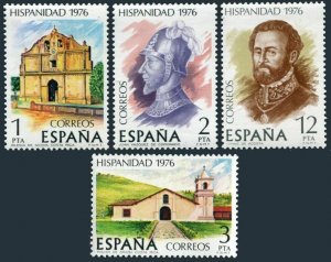 Spain 2009-2012,MNH.Michel 2264-2267. Spain's link with Costa Rica,1976.