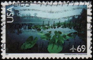 United States C142 - Used - 69c Okefenokee Swamp, GA/FL (2007) (cv $0.40)