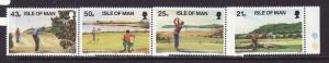 Isle of Man-Sc#752-5-unused NH set-Golf Courses-Sport-Ryder Cup-1997-