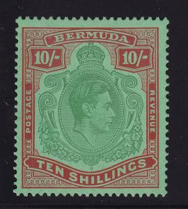 Bermuda Scott # 126a VF lightly hinged nice color cv $ 150 ! see pic !