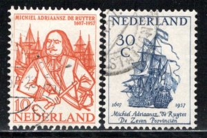 Netherlands Scott # 370 - 371, used