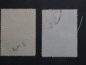 ​CHINA 1958-SC#349-50  C49 4TH-CONGRESS OF INTERNATIONAL WOMAN FEDERATION-CTO-