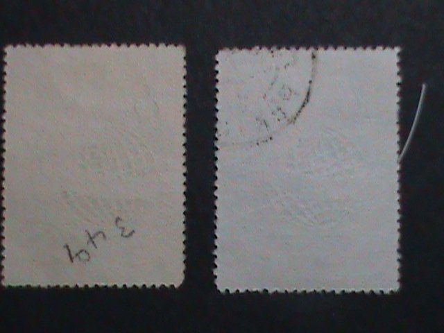 ​CHINA 1958-SC#349-50  C49 4TH-CONGRESS OF INTERNATIONAL WOMAN FEDERATION-CTO-